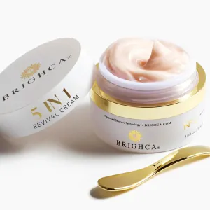 Collagen Cream 5-in-1 – Korean Anti-Aging Moisturizer with Marine Collagen, Vitamins, CICA, EGF & FGF – Firming, Wrinkle Repair, Brightening, Deep Hydration – All Skin Types