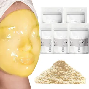 Collagen Jelly Masks for Facials Professional 5 Pack 17.6 Oz, Gel Powder Collagen Face Masks Skincare for Women Men, Firming, Lifting, Anti Aging Peel Off Mask, Christmas Gifts Sheets Mask