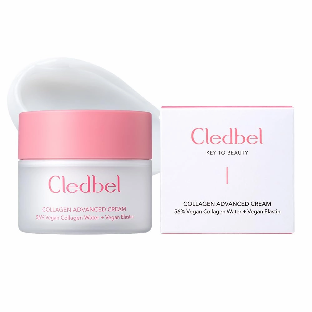 Collagen Advanced Cream, 50ml/1.7fl. Oz, Daily Firming & Hydrating Cream, All Skin, 56% Vegan Collagen Water, Peptides & Hyaluronic Acid, Korean Skincare, Korean Beauty, Paraben-Free