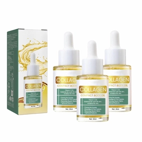 Collagen Lifting Body Oil, Anti Aging Collagen Serum, Firming & Wrinkle-Reducing, Lmprove Sagging Skin, Skin Care Moisturizer, Reduces Fine Lines & Wrinkles, for All Skin Types (3Pcs)