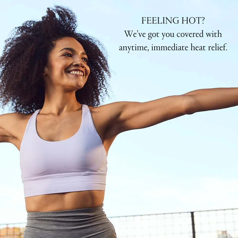 Cooling Body Spray with Menthol and Aromatherapy Lavender Vanilla Scent to Help You Relax, 2.7 oz. | Anytime Immediate Heat Relief | TSA Approved | Gluten Free | Vegan | Paraben Free