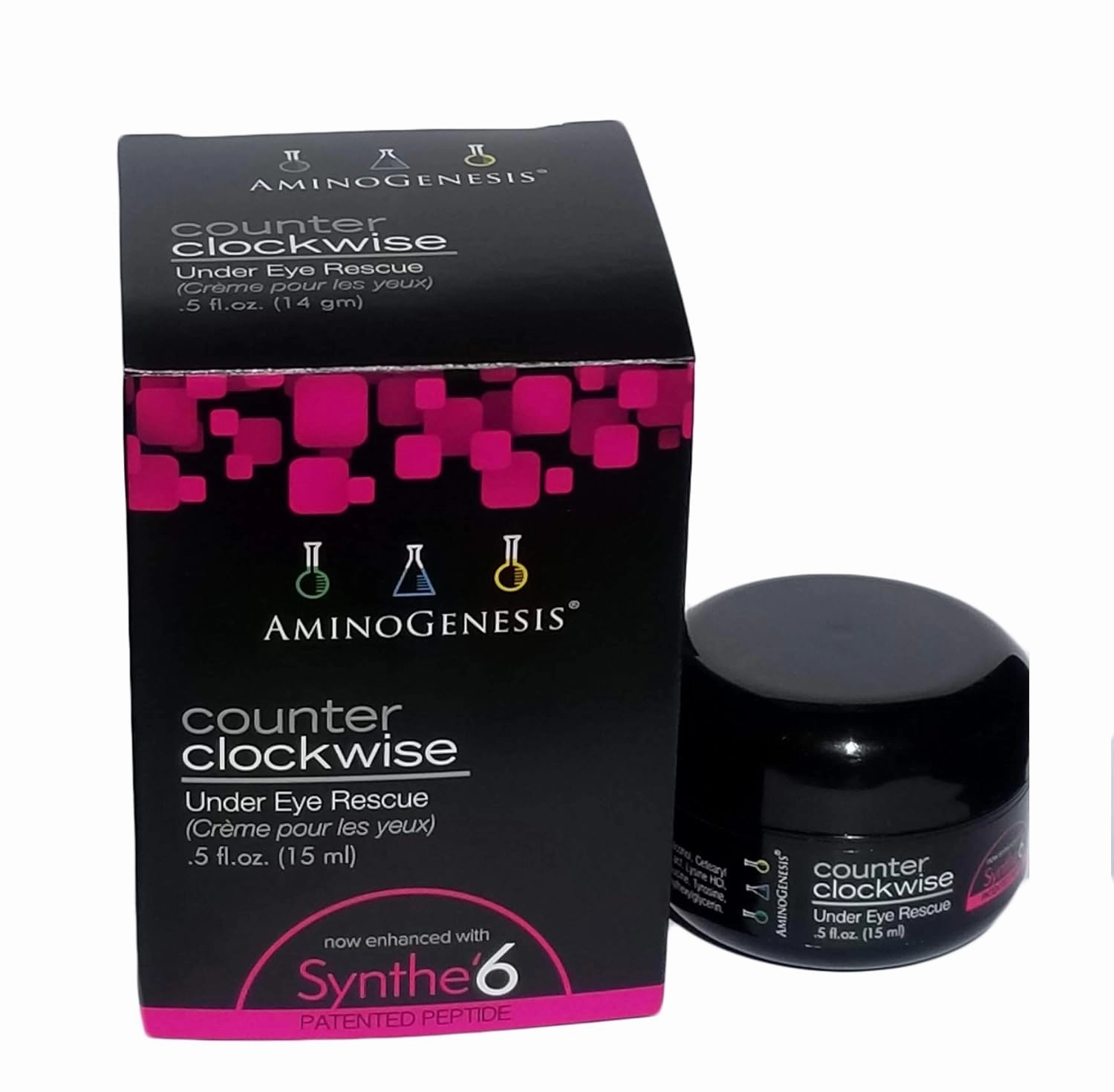 Counter Clockwise 5 oz Dark Circle and Wrinkle Eye Cream, Day and Night Firming Eye Treatment, Eye Contour For Sensitive, Puffy Eyes and Eye Bags