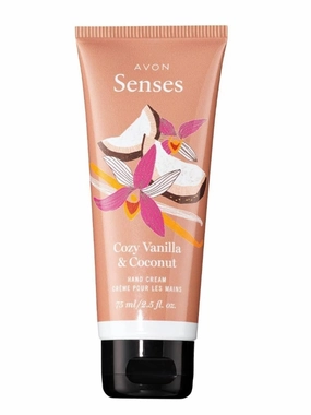 Cozy Vanilla and Coconut Hand Cream Creme Pour Les Mains 75ml/2.5 fl.oz.