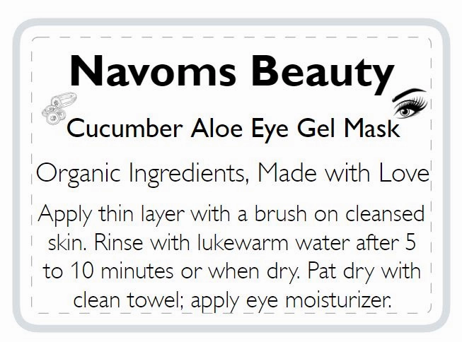 Cucumber Aloe Eye Gel Mask