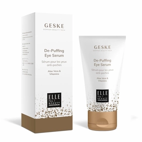 De-Puffing Eye Serum | For Dark Circles & Swollen Eyes | with Aloe Vera | Hydrating & Moisturizing | Smooths the Eye Area | Vegan | No Animal Testing | Complements GESKE SmartAppGuided™ Devices