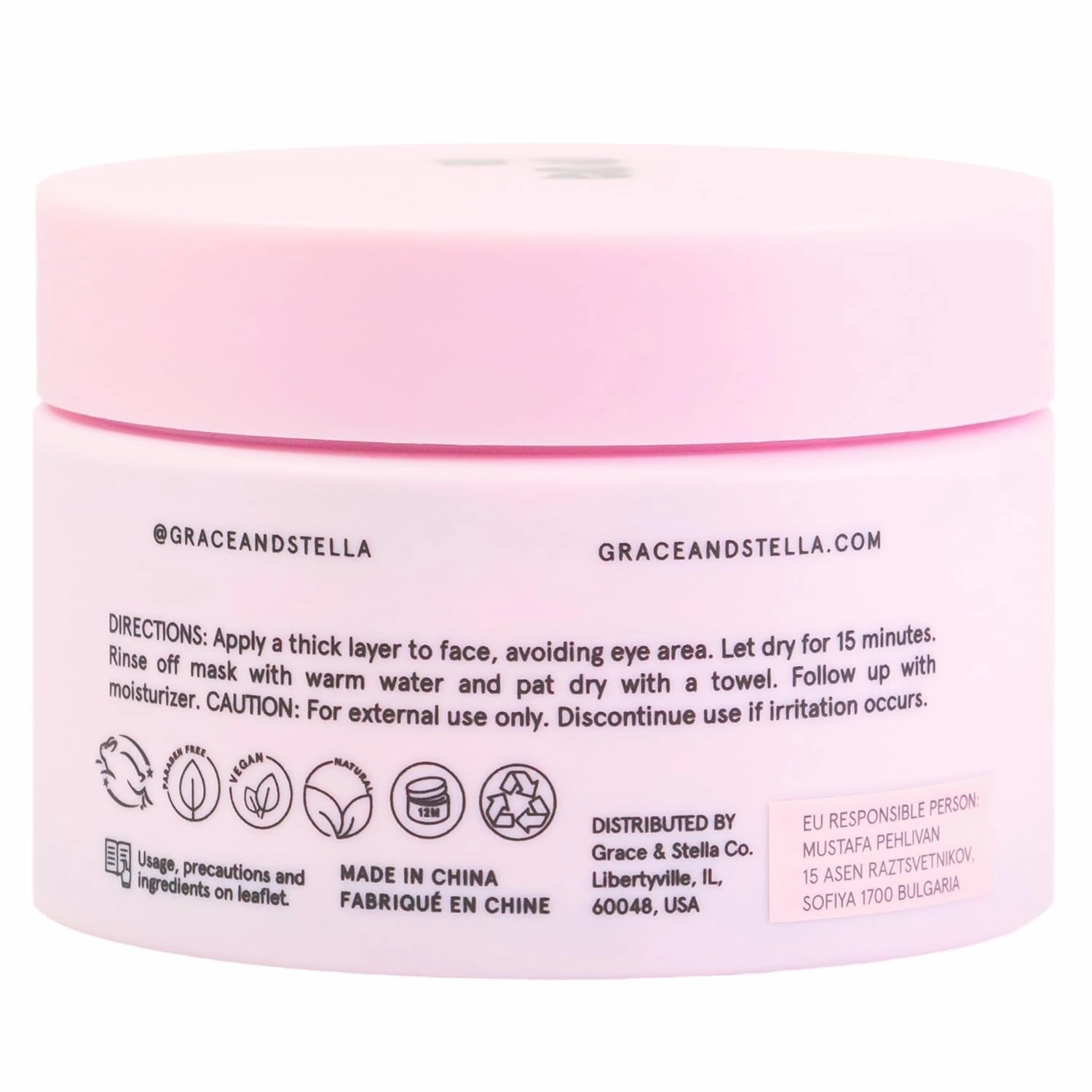 Dead Sea Mud Mask (120Ml) - Vegan Detox Dead Sea Mask - Mud Masks for Face and Body Mask - Mud Face Mask for Oily Acne, Blackheads