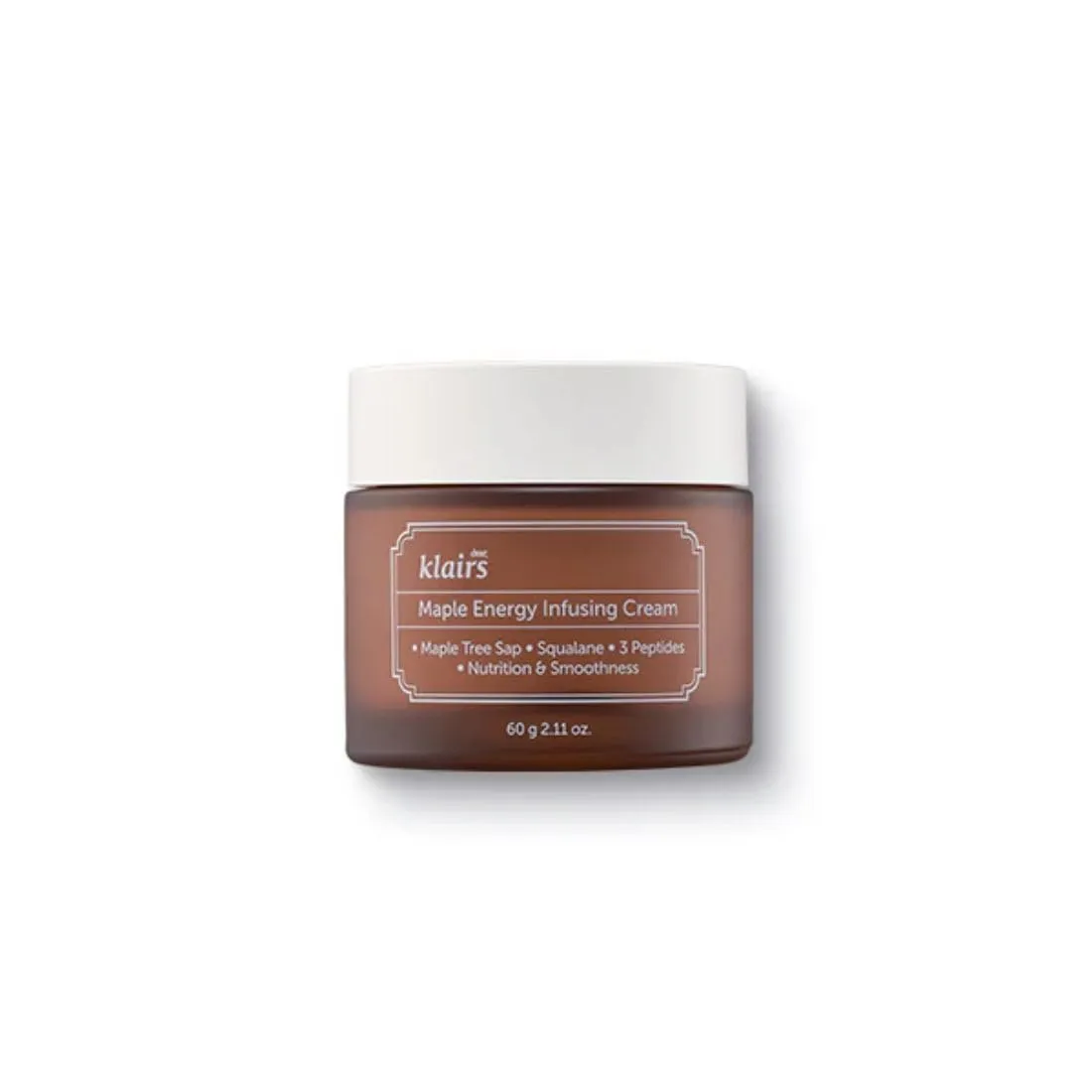 DearKlairs Maple Energy Infusing Cream 60g, Anti-Aging, Firming Korean Skincare, Peptide, Skin Barrier, Repair, moisturizing and hydrating, For Dry Skin
