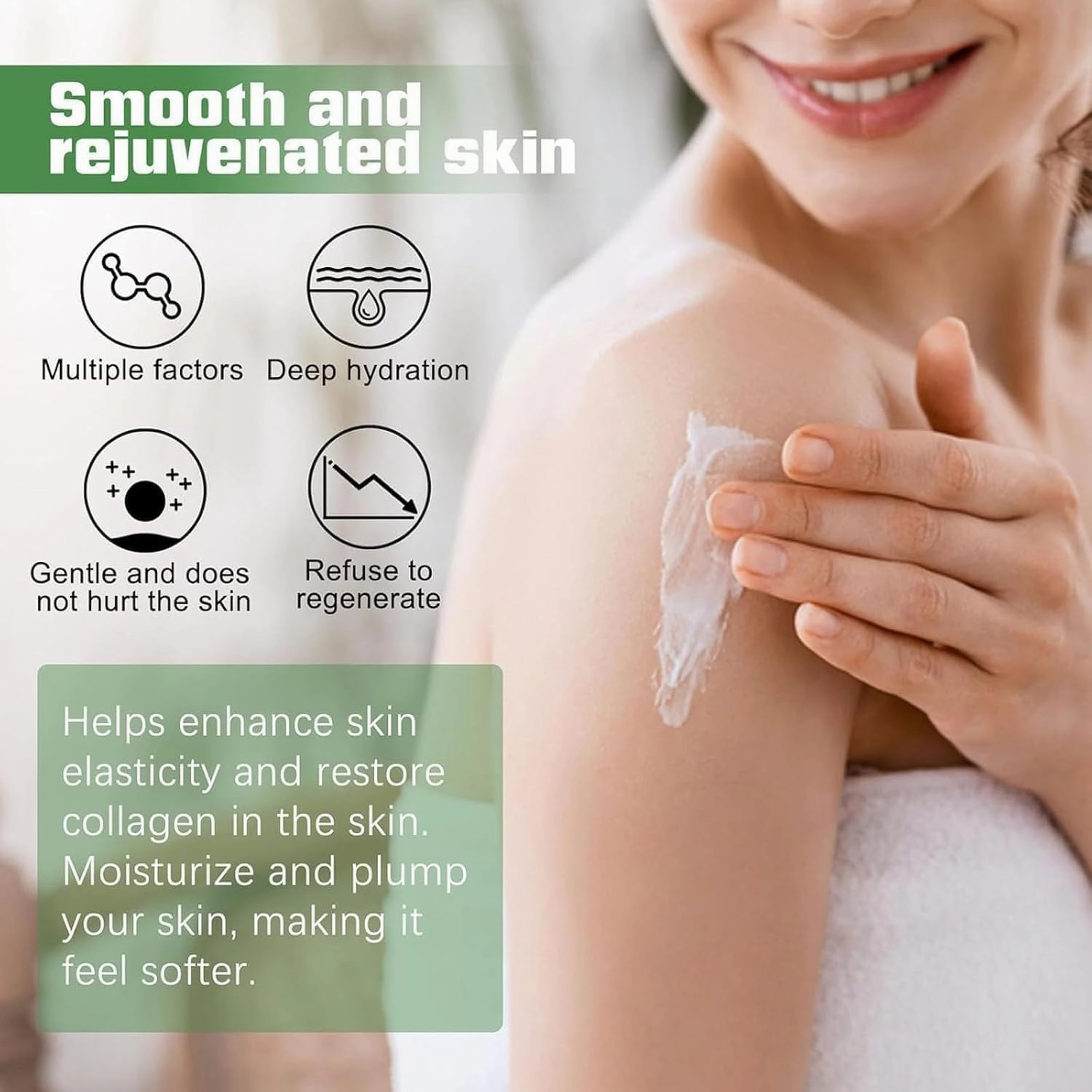 Div glow Luxurious Collagen Firming Cream,Div glow Collagen Firming Cream,Collagen Cream,Anti-Wrinkle Moisturizer Collagen Cream, Skin Firming Cream For Body,Stomach,Face For All Skin Types (1, A)