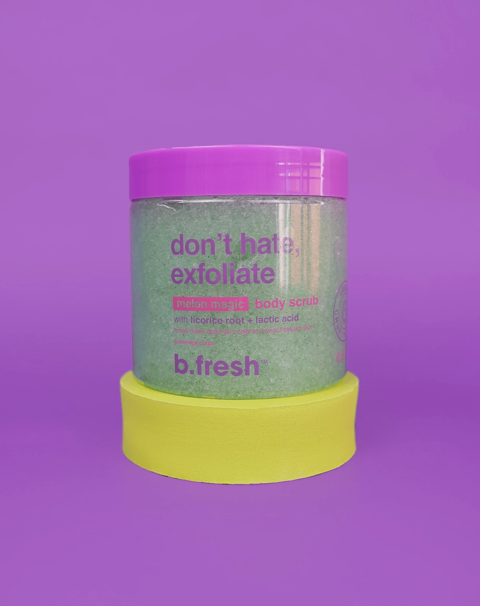 don't hate, exfoliate body scrub