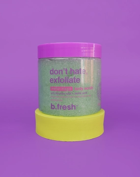 don't hate, exfoliate body scrub