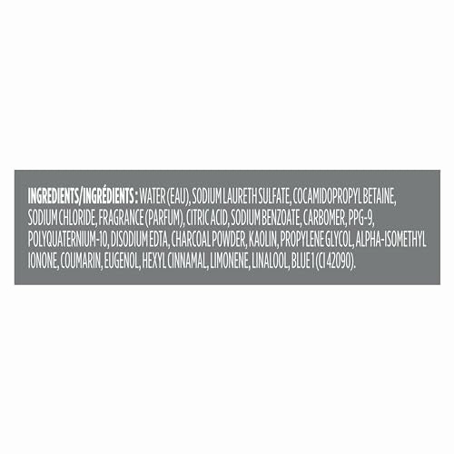 DOVE MEN CARE DV M SH Charcoal Pump Purifying Shampoo Charcoal   Clay for Stronger, More Resilient Hair, with Plant-Based Cleansers, 31 oz