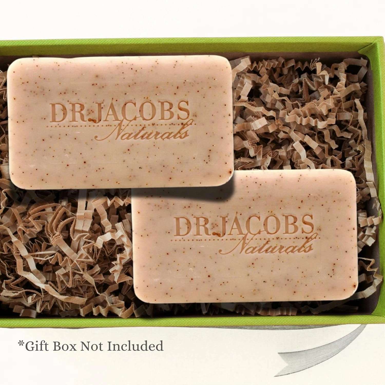 Dr Jacobs Naturals, Triple Milled Loofah Exfoliating Castile Bar Soap (Pack of 2) - Free of Parabens, Sulfates, Synthetics, Gltuen and GMO (Lucy Rose)