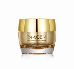 DR.ORACLE ReAGEN Ideal Peptide Eye Cream with Gold, Anti Aging Moisturizer, Wrinkle Cream, Firming, Tightening Brightening for Women and Men, (0.67o.z) Dermatologist Tested