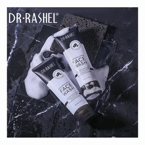 Dr. Rashel Black Charcoal Purifying Face Wash, For All Skin Types, 100g