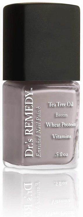 Dr’s Remedy Enriched Nail Polish: Non Toxic, All Natural, and Organic - Doctor Formulated: Strengthens, Restores, Heals, and Protects '24-Free' - KINETIC Khaki