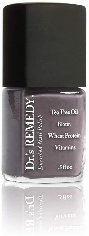Dr’s Remedy Enriched Nail Polish: Non Toxic, All Natural, and Organic - Doctor Formulated: Strengthens, Restores, Heals, and Protects '24-Free' - MOTIVATING Mink