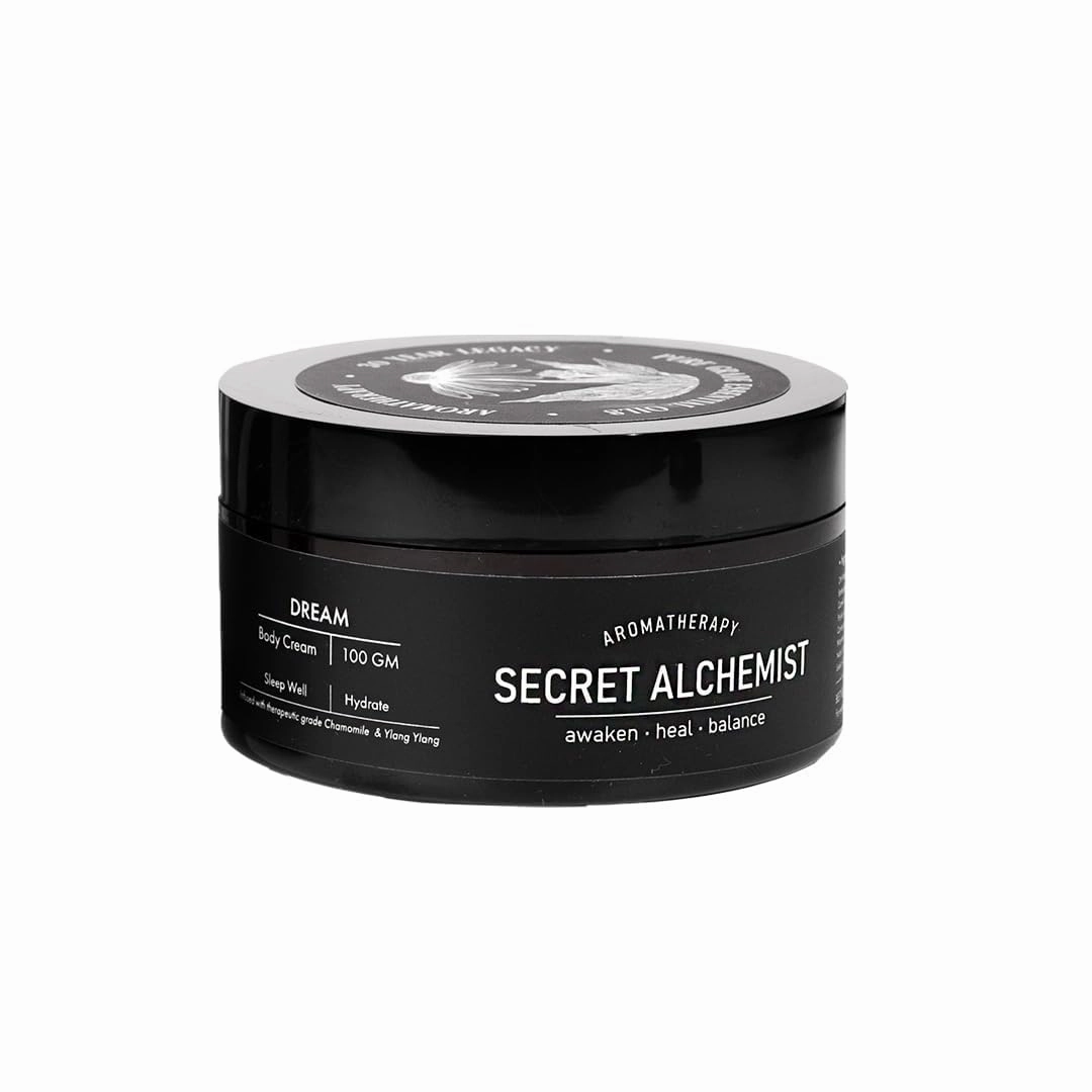 Dream Body Cream with Cocoa Butter | Hyaluronic & Niacinamide | 48H Hydration & Sleep Well | Infused with Ylang Ylang | Lightweight Night Cream - 100gm