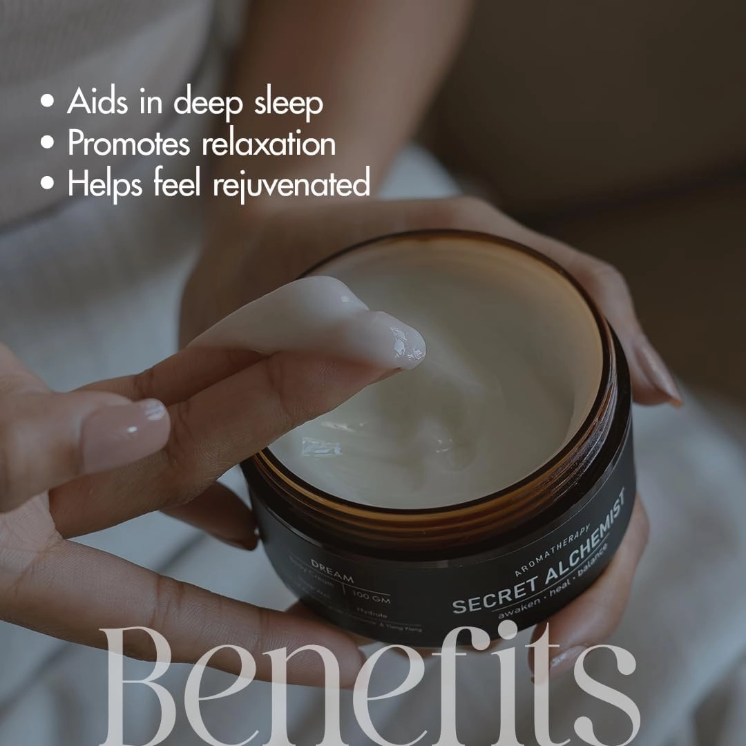 Dream Body Cream with Cocoa Butter | Hyaluronic & Niacinamide | 48H Hydration & Sleep Well | Infused with Ylang Ylang | Lightweight Night Cream - 100gm