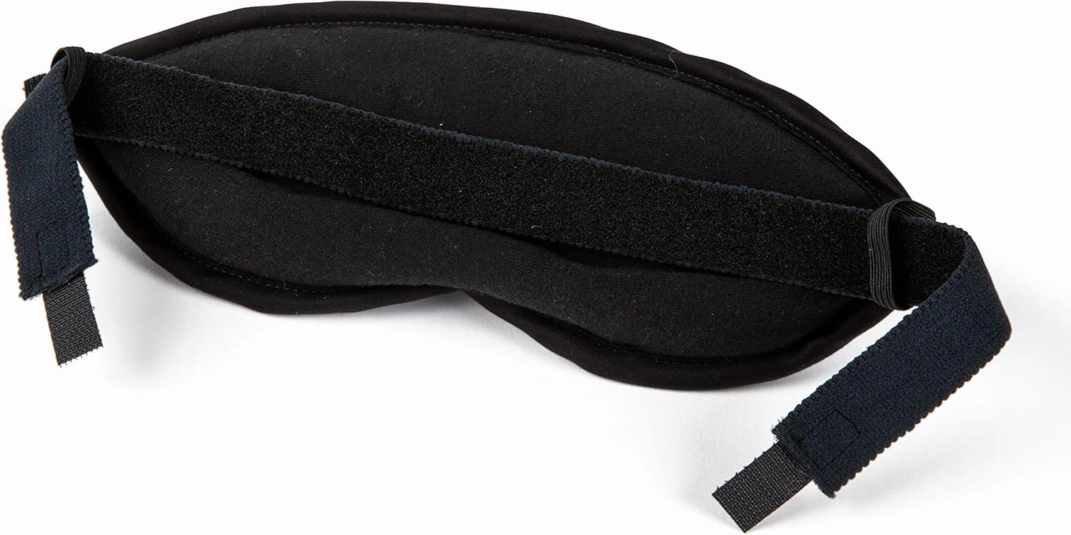 Dream Essentials Dream Essence Aromatherapy Sleep Mask, Handmade in The USA, Comes with Removable Organic French Lavender Sachet (Midnight Black)