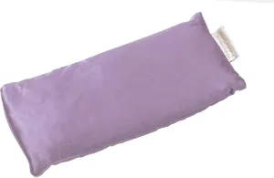 DreamTime Weighted Eye Pillow, Flaxeed Filling with Lavender Aromatherapy, Herbal Face and Sleep Mask, Cold Therapy, Soft Silky Spa Pillow for Relaxation and Meditation, Purple