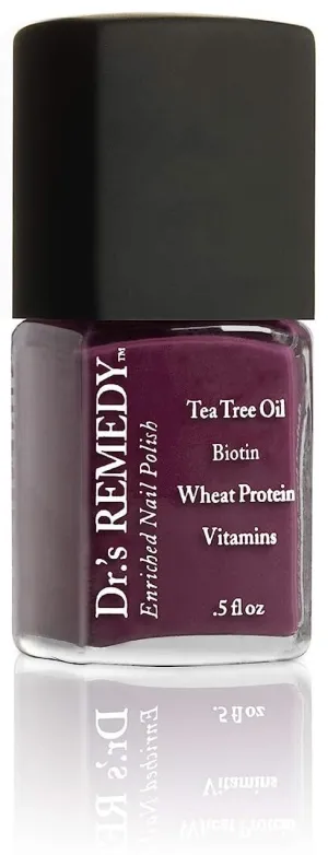 Dr’s Remedy Enriched Nail Polish: Non Toxic, All Natural, and Organic - Doctor Formulated: Strengthens, Restores, Heals, and Protects '24-Free' - BONAFIDE Boysenberry