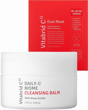 Dual Mask Korean Face Mask   Daily-C Biome Cleansing Balm Bundle