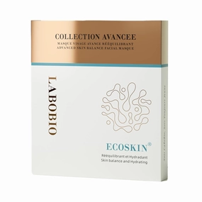 Ecoskin® Advanced Rebalancing Face Mask – 6x20ml | Microbiome-Friendly Face Mask with Prebiotics & Probiotics | Hydrating & Soothing Treatment for All Skin Types