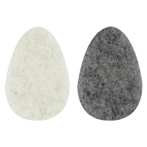 EcoTools Infused Facial Sponges, Rose Petal Bamboo Charcoal, Set of 3