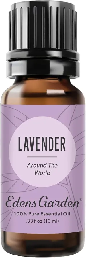 Edens Garden Lavender Around The World Essential Oil- 100% Pure Premium Grade, Undiluted, Natural, Therapeutic, Aromatherapy, The Best for Diffuser, Skin, Face, Candle 10 ml (.33 fl oz)