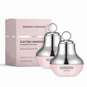 Electric Massage Eye Cream for Dark Circle, Firm and Smooth of Fine Lines, Multi-peptide Firming Eye Tightener, Anti-Aging Eye Cream for Puffiness and Bags Under Eyes Cream (2)