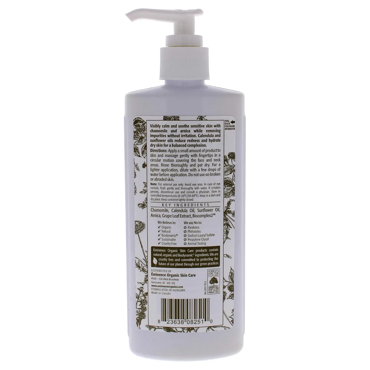 Eminence Calm Skin Chamomile Cleanser for Unisex - 8.4 oz Cleanser