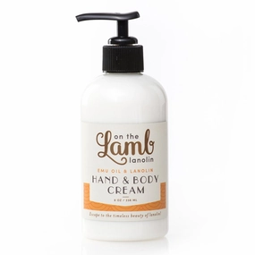 Emu Oil and Lanolin Hydrating Hand and Body Cream 8 ounces