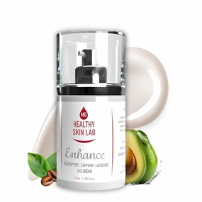 Enhance | Rapid Firming Peptide Collagen Eye Cream with Avocado   Vitamin E | Tighten, Brighten & Firm Eye Bags & Reduce Dark Circles