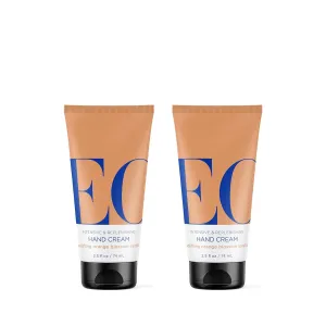 EO Hand Cream, 2.5 Ounce (Pack of 2), Orange Blossom and Vanilla, Organic Plant-Based, Moisturizer for Dry Skin