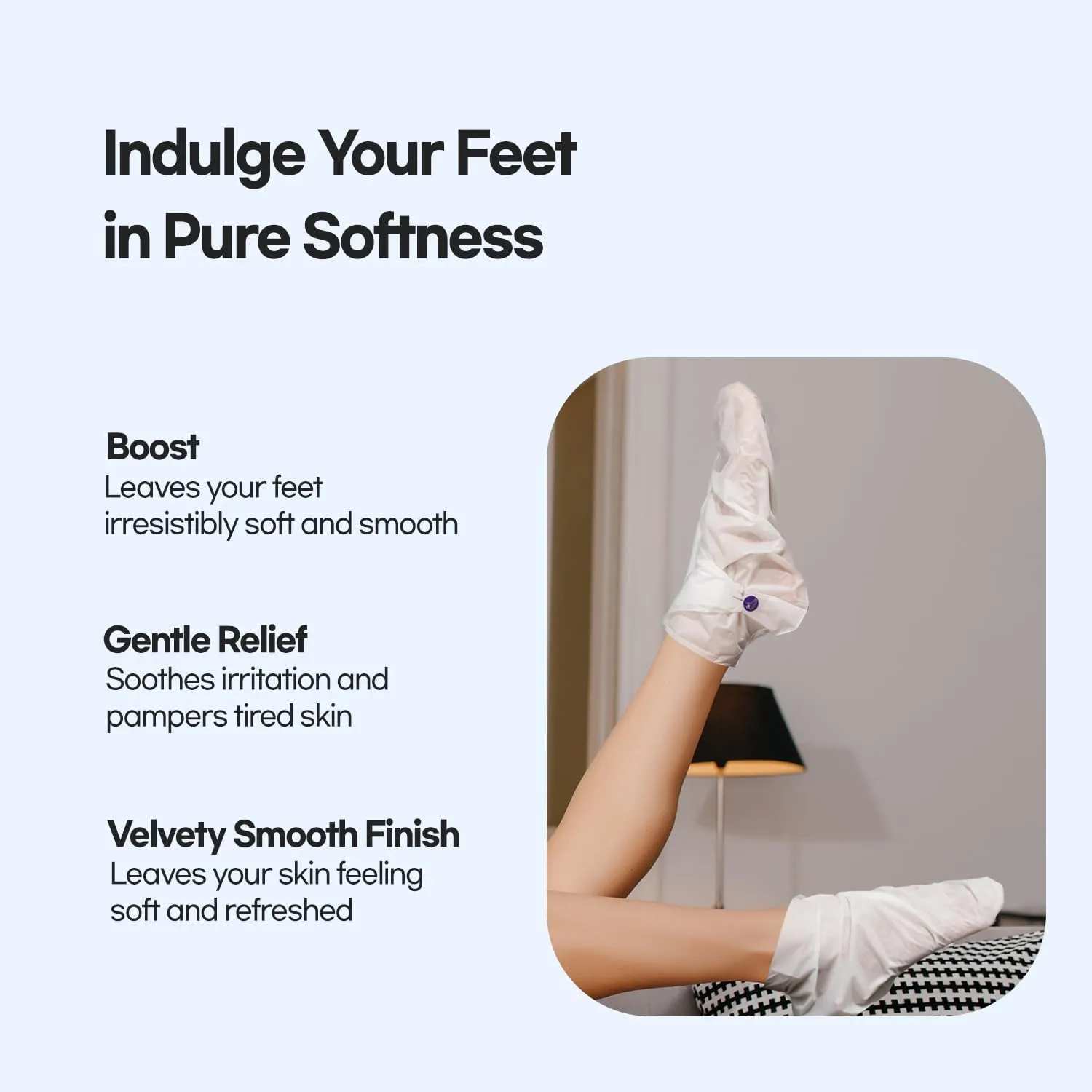 Epielle Intensive Repairing Foot Masks, 6 Pairs Moisturizing Socks for Dry, Cracked Feet, Hydrate and Repair Skin with Coconut Oil and Milk Extract, Korean Skincare, Easter Gifts, Mother's Day Gifts