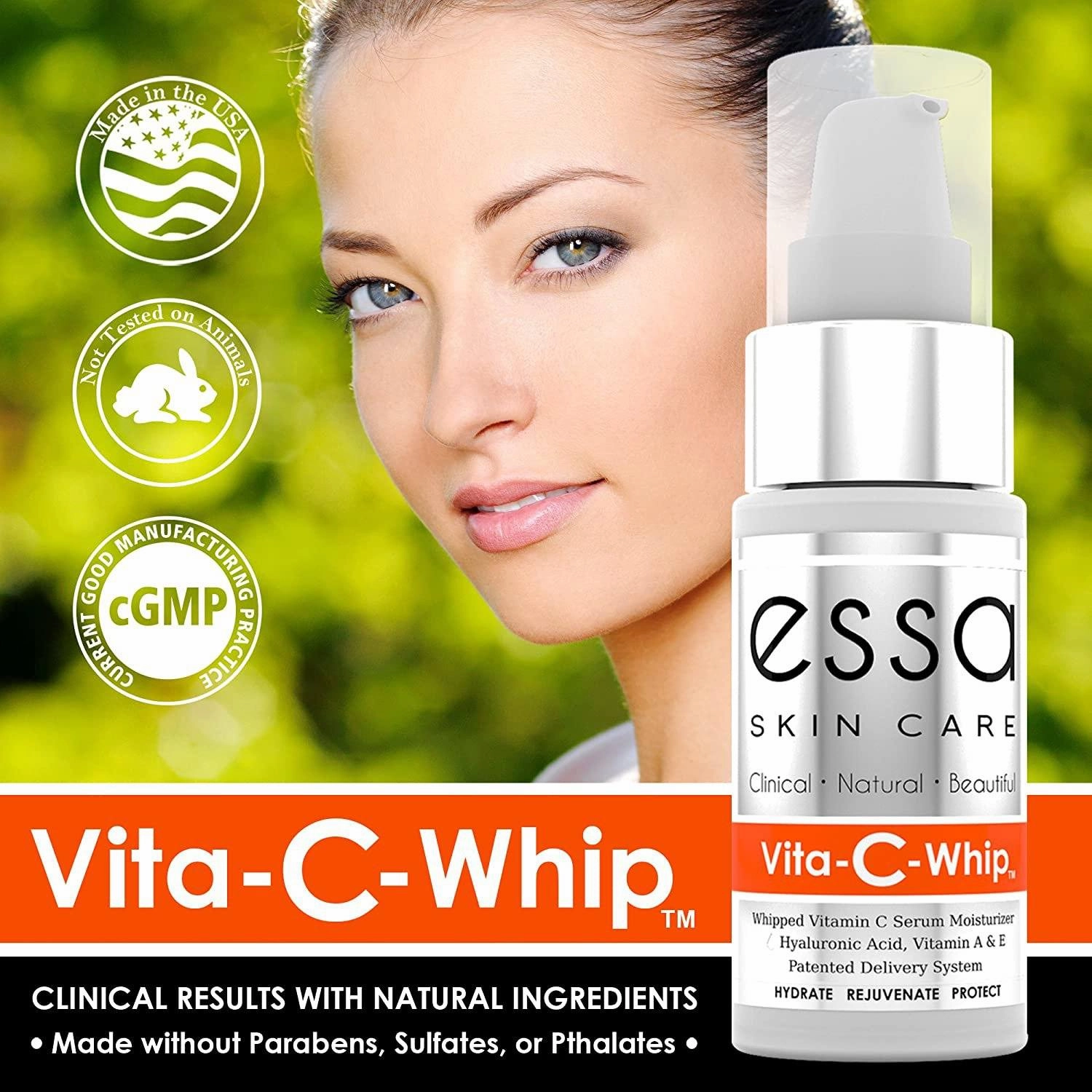 Essa Skin Care Vita-C-Whip Hydrating Serum with Vitamin A and E