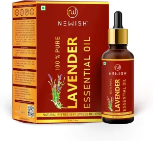 Essential Oil 100% Pure, Undiluted, Natural & Organic for Skin, Hair, Pimples, Acne, T Zone & Underarm,High Potency Premium Essential Oil Lavender, 30 ml