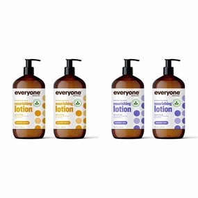 Everyone Nourishing Hand and Body Lotion, 32 Ounce (2 Pack) Coconut Lemon and Lavender Aloe