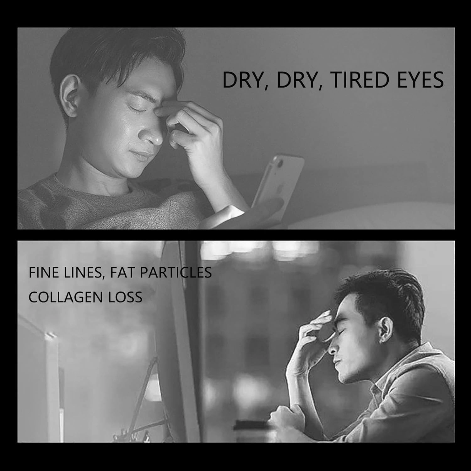 Eye Bags Dark Circles Firming Patch, Japanese Eye Bag Removal Patches, Men Eye Bag Remover Patch, 15 Minutes First Aid Eye Mask for Men, Anti Wrinkle Firming Eye Patch Men (3box)