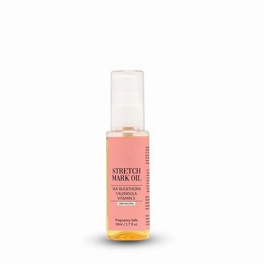 Face & Body Oil Suitable for S.t.r.e.t.c.h M.a.r.k Removal with Sea B.u.c.k.t.h.o.r.n Calendula Vitamin E | All Skin Types | 50ml