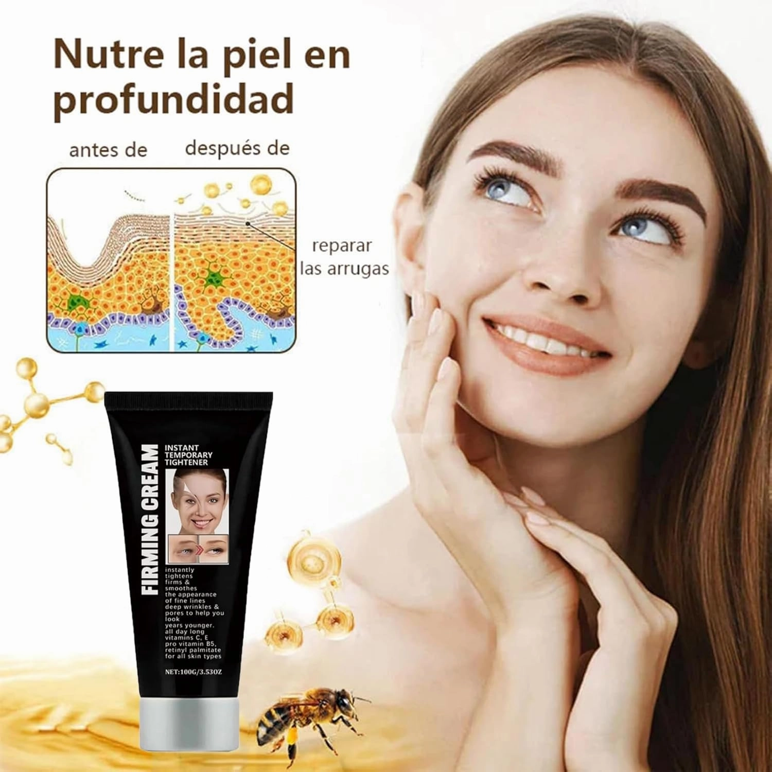 Face Firming Cream, 2025 New Advanced Skin Firming Cream, Anti Wrinkle -100g, Tightening and Lifting, Improves skin Sagging, Smooths Wrinkles and Fine Lines (2Pcs)