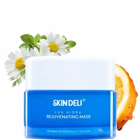 Face Mask, 50 g | Over Night - Provides Instant Glow & Hydration | Prevents Premature Aging & Dull Skin | Chamomile   Hibiscus   Aloe Vera   Ashwagandha
