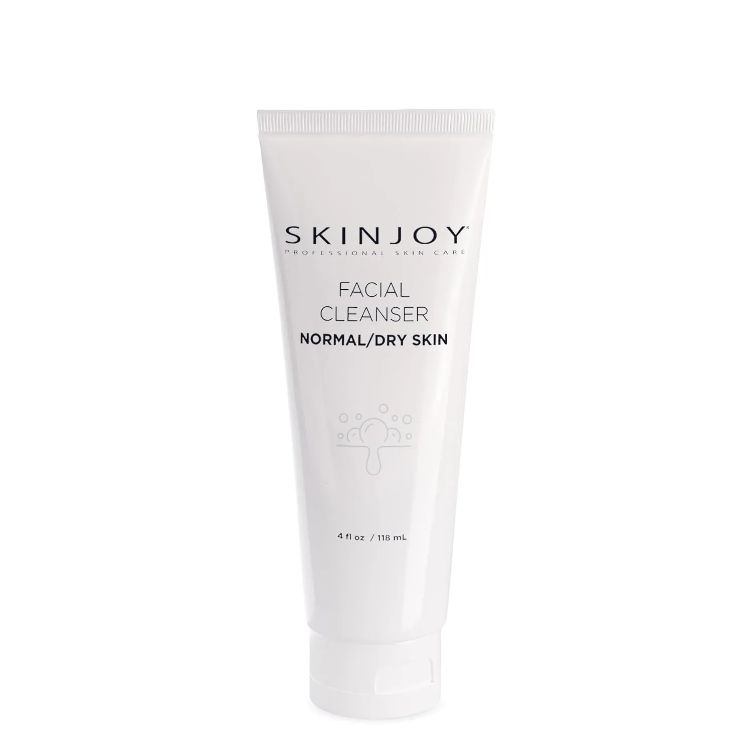 Facial Cleanser for Normal and Dry Skin, Gentle Face Wash, Makeup Remover, Gluten-Free Paraben-Free Sulfate-Free Cleanser Face Wash - 4 fl oz
