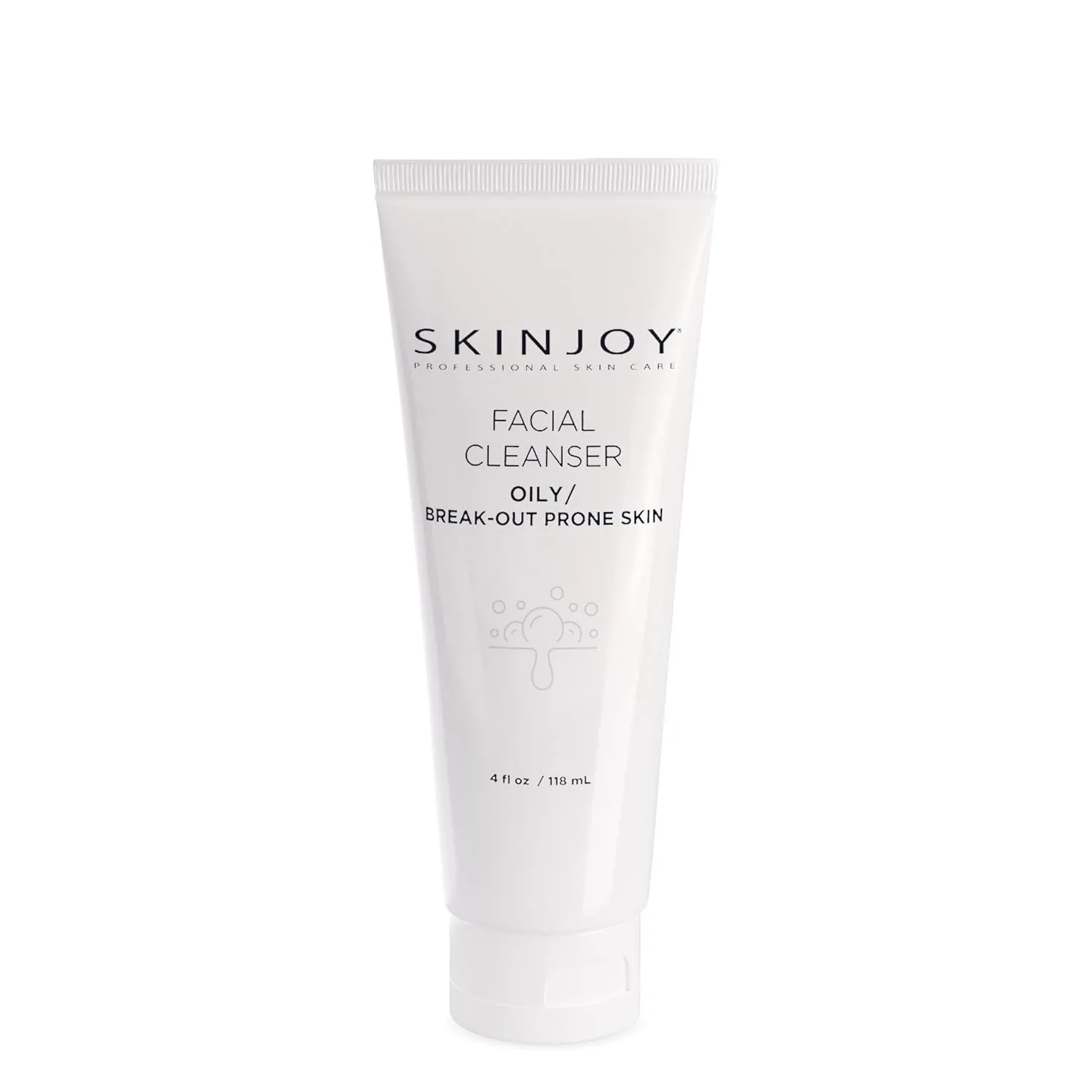 Facial Cleanser for Oily and Break-Out Prone Skin, Gentle Face Wash, Makeup Remover, Gluten-Free, Paraben-Free, Sulfate-Free - 4 fl oz