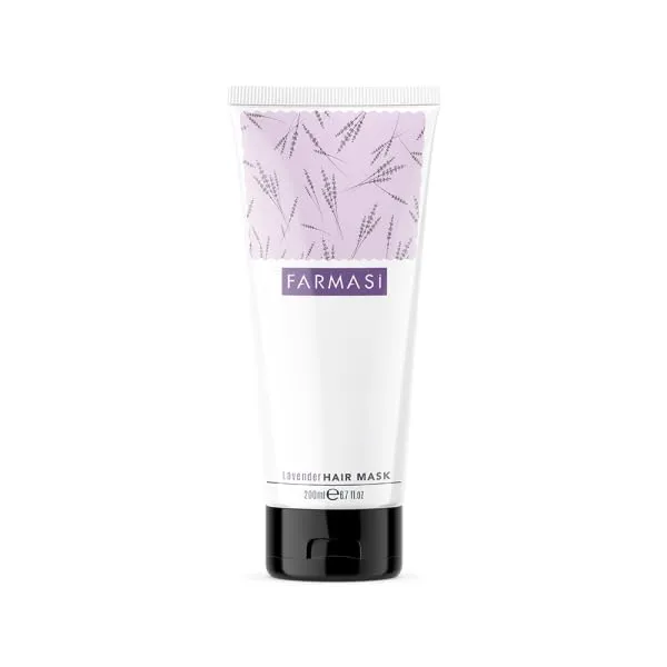 FARMASi Hair Mask With Lavender Intensive Care Deep Conditioning Soothing Scent Moisturizing Treatment Hair Rejuvenation All Hair Types Hair Wellness