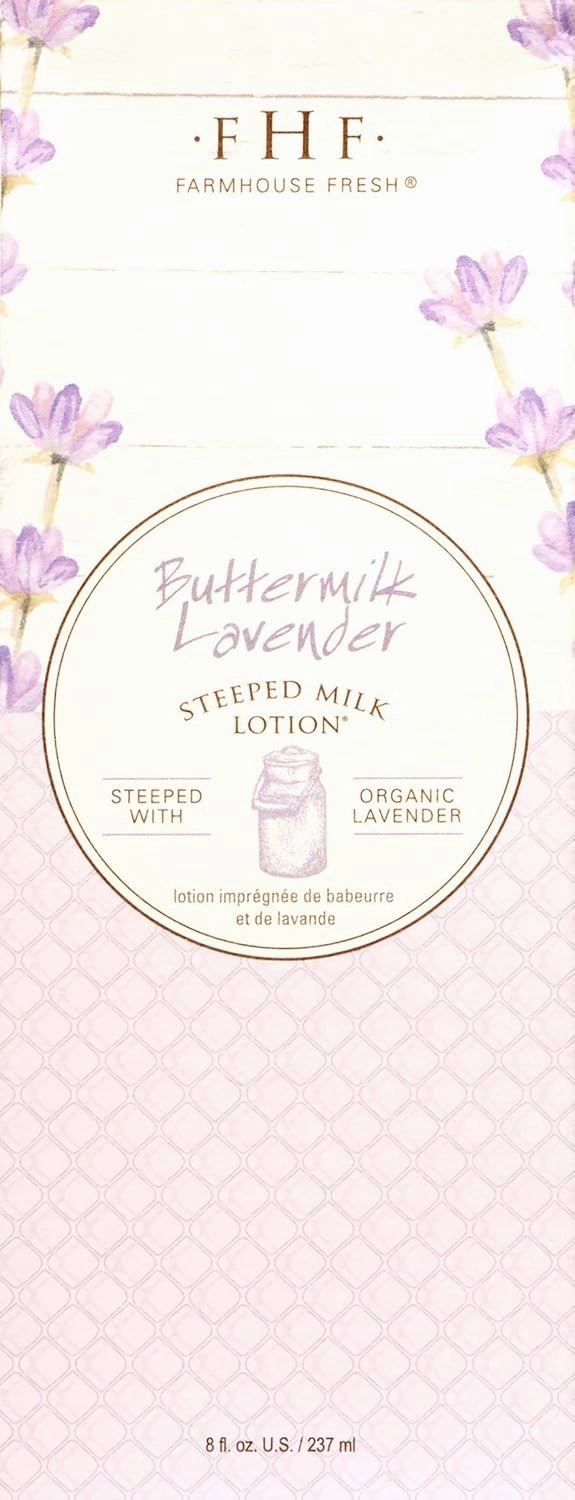 FarmHouse Fresh Buttermilk Lavender Steeped Milk Lotion, 8 Fl Oz