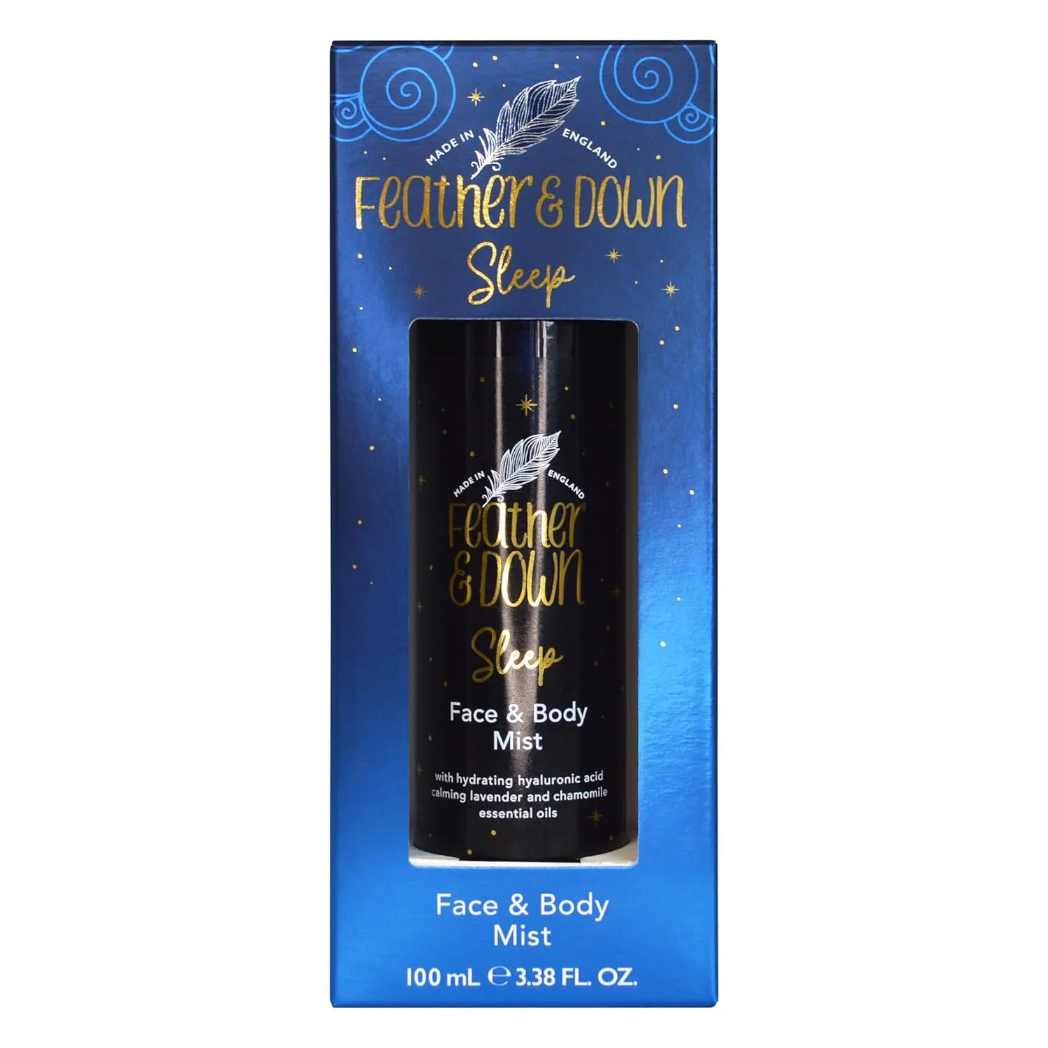 Feather & Down 100ml Sweet Dreams Face & Body Sleep Mist, With Calming Lavender & Chamomile Essential Oils, Vegan & Cruelty Free