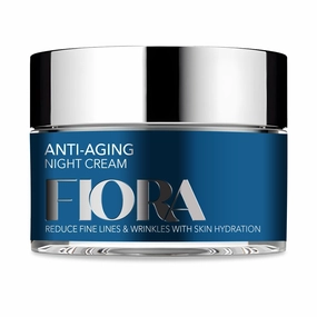 Fior'a Collagen & Retinol Night Cream - Anti-Aging, Reduce Wrinkles & Fine Lines with Hyaluronic Acid for Neck and Facial Firming Skin Care - 50 g, 1.76 oz