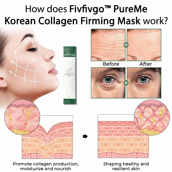 Fivfivgo™ PureMe Masque Raffermissant au Collagène Coréen
