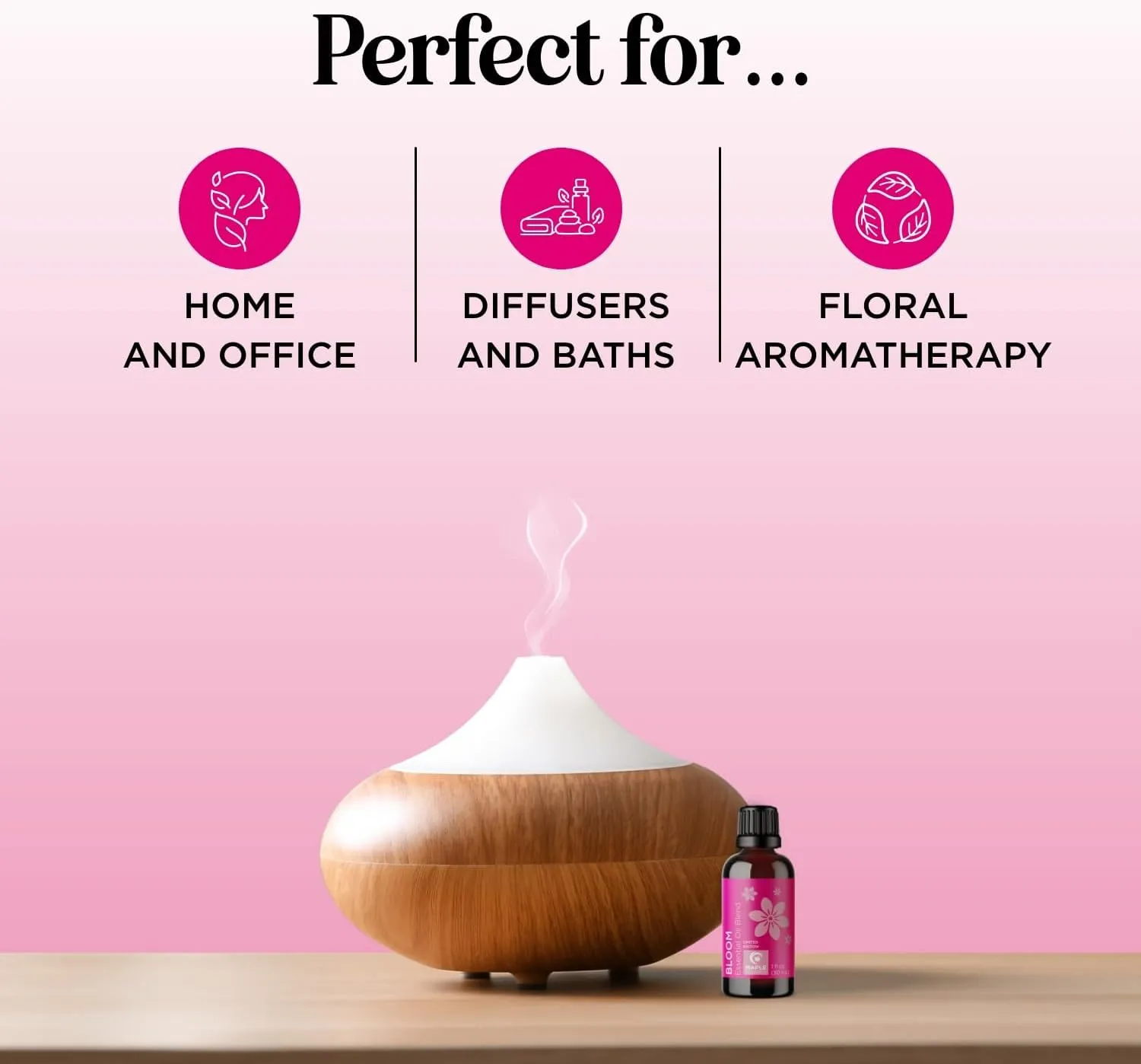 Floral Essential Oil Blend for Diffuser - Flower Essential Oil for Diffusers Baths Candles Soaps & DIYs with Pure Undiluted Jasmine Chamomile Geranium & More - Sweet Uplifting Aromatherapy Blend